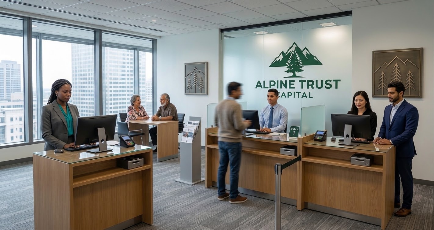 Client reception area